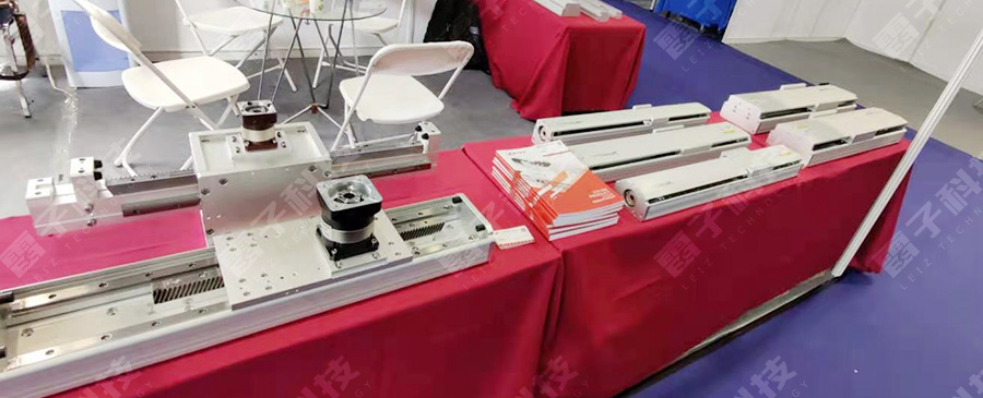 雷子科技展會上的直線模組 雷子科技展會上的直線模組